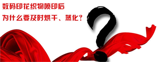 數碼(mǎ)印花織物(wu)噴印後爲(wèi)什麽要及(jí)時烘幹、蒸(zhēng)化？