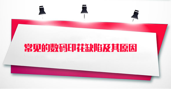 常(cháng)見的數(shù)碼印花(hua)缺陷及(jí)其原因(yīn)